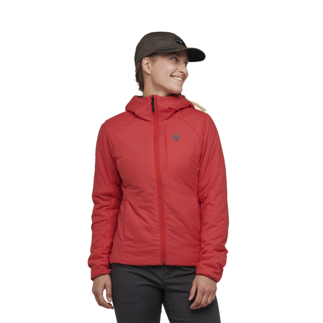 Black Diamond First Light Stretch φούτερ γυναικείο, coral red