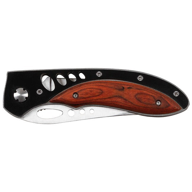 Fox Outdoor Jack Μαχαίρι Μονοχειρός, Λαβή με Ξύλινες Θήκες