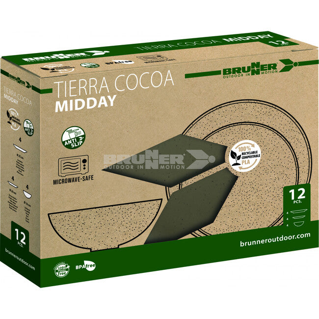 Brunner Midday Pla Tierra σετ κατσαρόλας κάμπινγκ, καφέ
