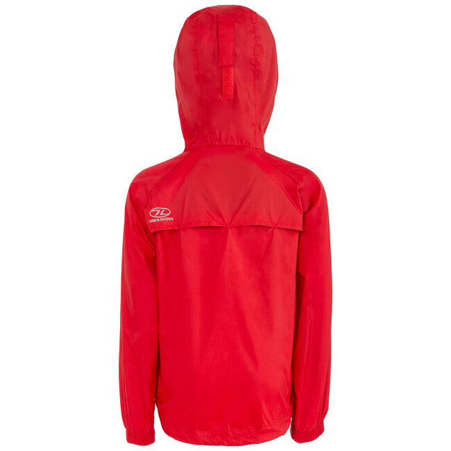 Highlander Stow and Go Kids Αδιάβροχο για Παιδιά, Κόκκινο