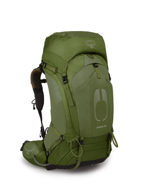 OSPREY ATMOS AG 50 σακίδιο πλάτης τουρισμού, mythical green