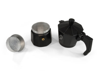 Origin Outdoors Espresso Μοκατόριας 9 Φλιτζανιών, Μαύρο