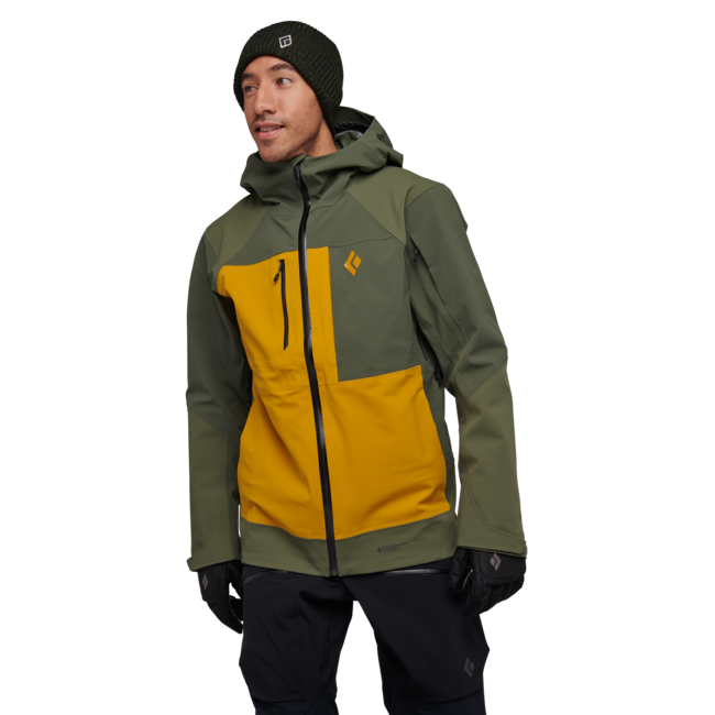 Black Diamond Recon Stretch Pro Shell μπουφάν σκι ανδρικό, tundra-amber