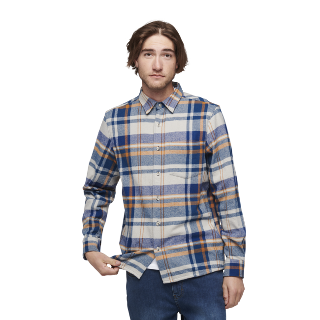 Black Diamond Project Flannel Φανελένιο Πουκάμισο ανδρικό, pewter-indigo plaid
