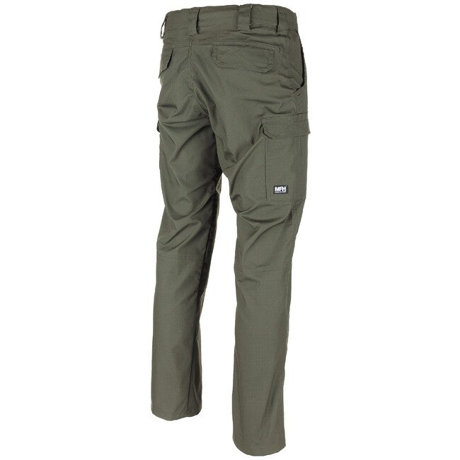 MFH Professional Attack Tactical Pants Teflon Rip Stop, OD Green