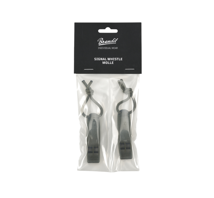 Brandit MOLLE σφυρίχτρα σηματοδότησης 2 pack, λαδί