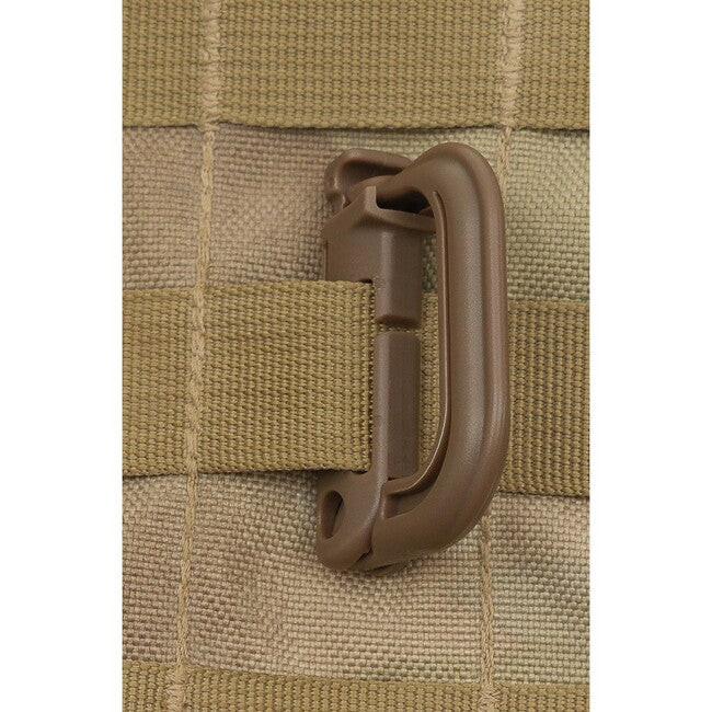 MFH MOLLE Κάρμπιν Πλαστική, Coyote Tan, 2 τεμάχια