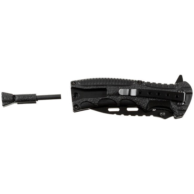Fox Outdoor Jack Μονόχειρο Μαχαίρι με Αναπτήρα, Blackrope