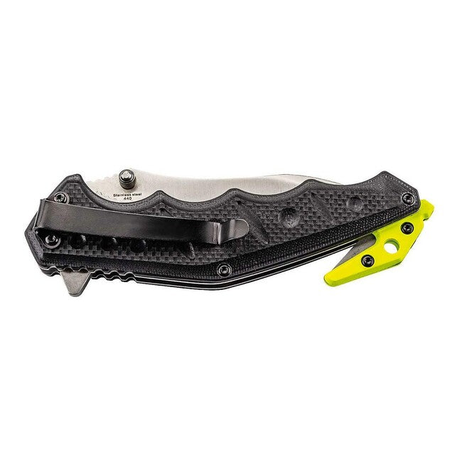 Herbertz TOP-Collection Μονόχειρο Μαχαίρι Διάσωσης 8,5cm, Μαύρο, G10