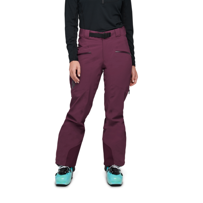 Black Diamond Recon Stretch Ski παντελόνι σκι γυναικείο, blackberry