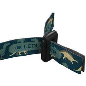 LEDLENSER Kidled4R DINO φακός κεφαλής, κόκκινο