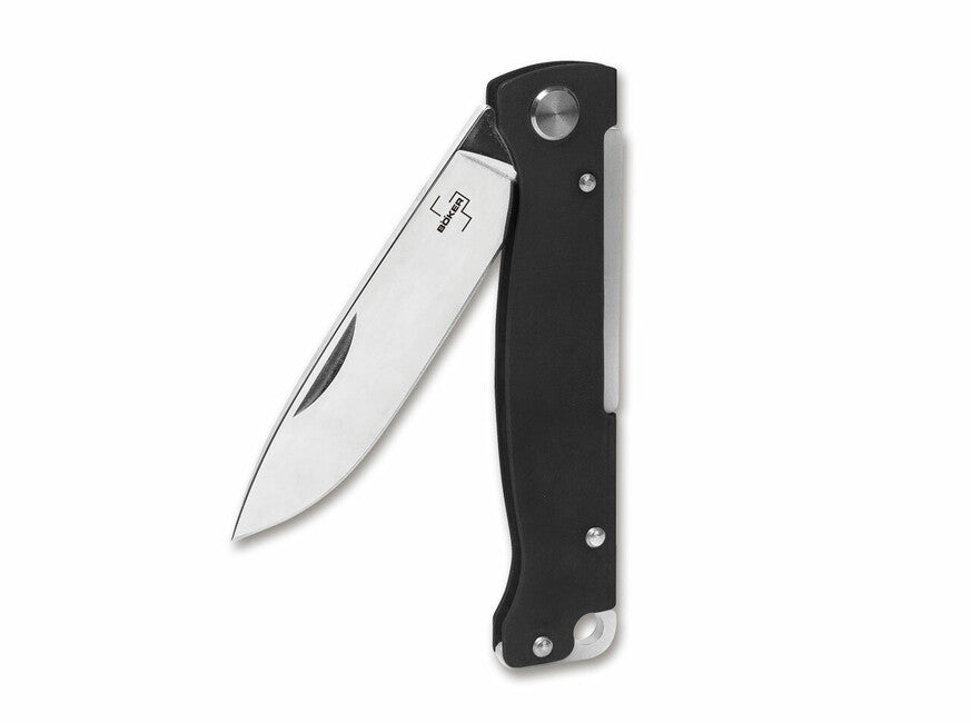 BÖKER® ATLAS BLACK Μαχαίρι Τσέπης 6,7 cm, Μαύρο, Ανοξείδωτος Χάλυβας