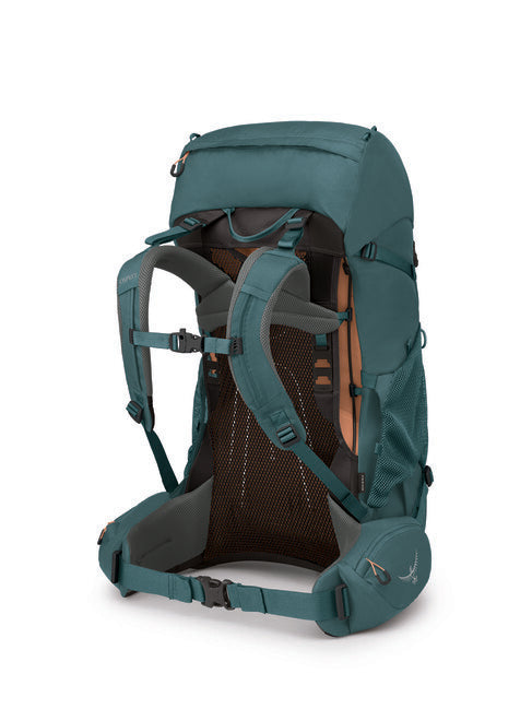 OSPREY RENN 50 Σακίδιο Πλάτης Ταξιδίου, Cascade Blue/Melon Orange