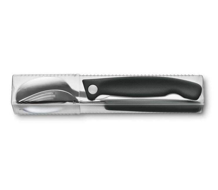 Victorinox Swiss Classic Σετ Μαχαιροπίρουνων 3 τεμάχια, Μαύρο