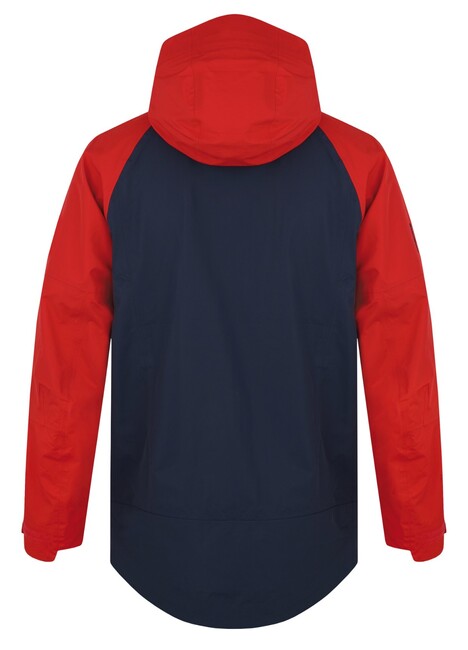 HUSKY Nanook M men's hardshell jacket, red/dark blue