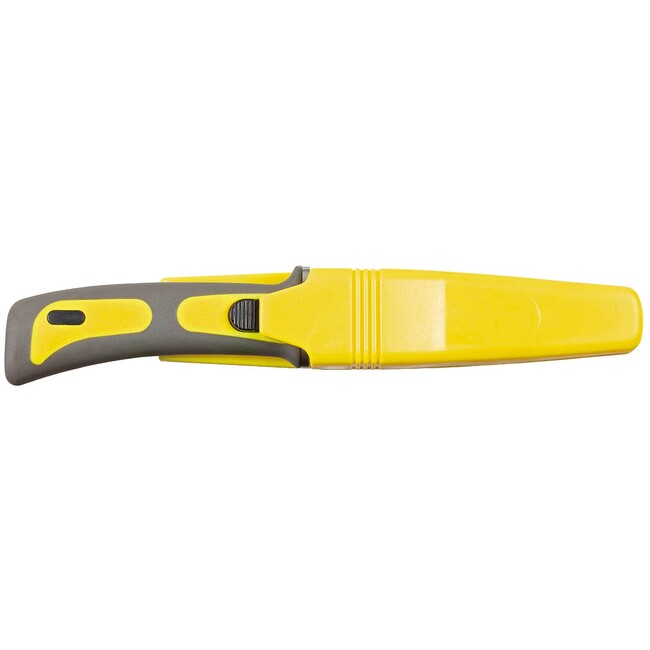 Fox Outdoor Μαχαίρι Κατάδυσης, Κίτρινο-Μαύρο, Καουτσούκ Λαβή, με Θήκη