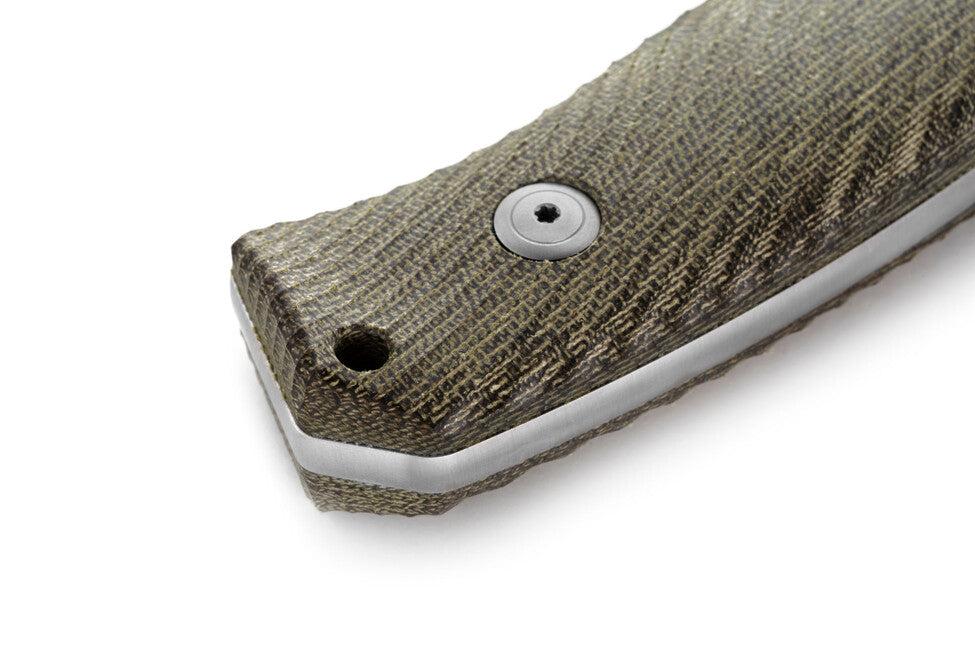Lionsteel M3 Μαχαίρι Κυνηγιού με Χερούλι από Πράσινο Canvas CVG