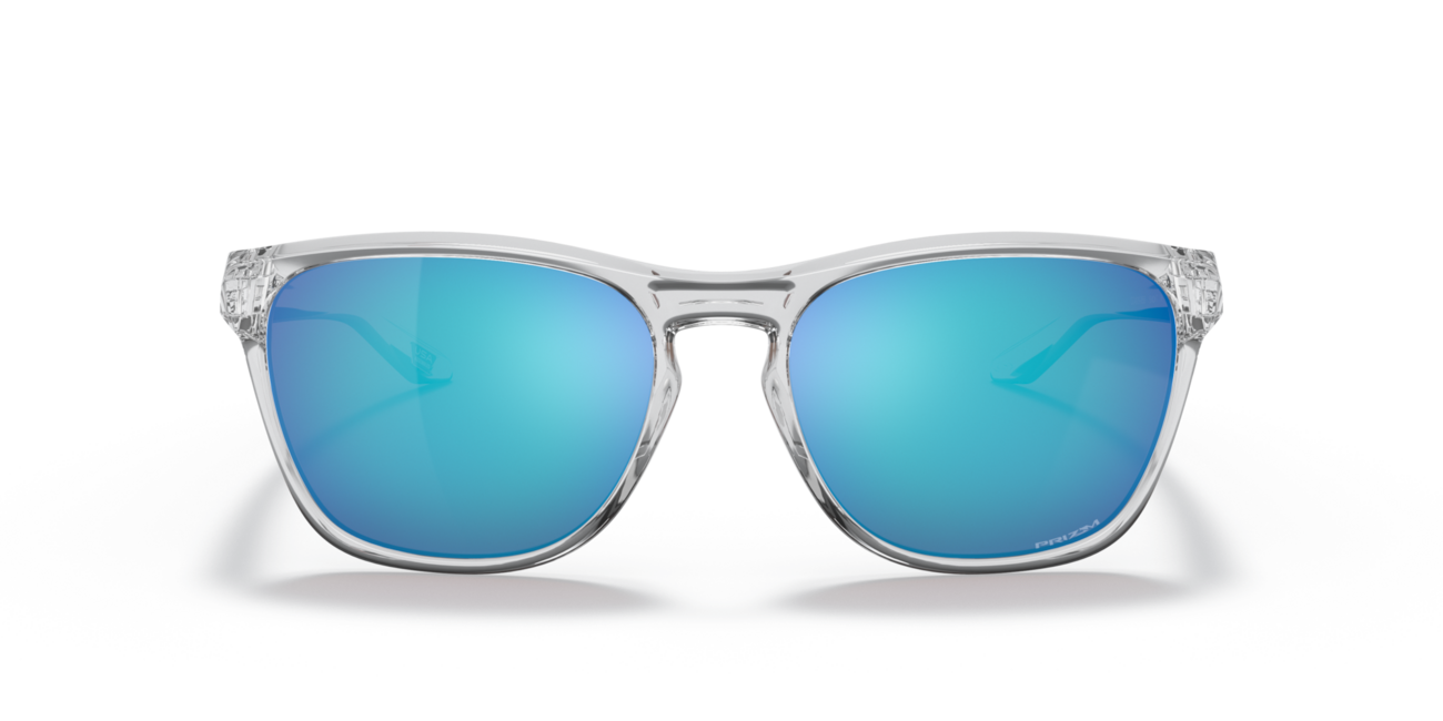Oakley MANORBURN Γυαλιά Ηλίου με σκελετό Polished Clear και φακούς Prizm Sapphire, 56