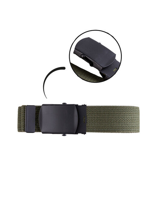 Mil-Tec Ζώνη US με Μαύρη Αγκράφα 38mm, Λαδί