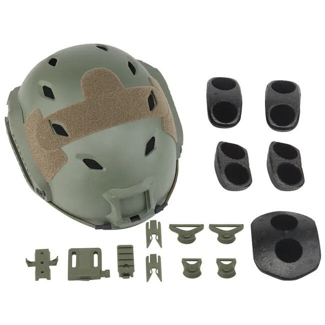 DRAGOWA Tactical Fast BJ Tracker τακτική κράνος, Digital Woodland