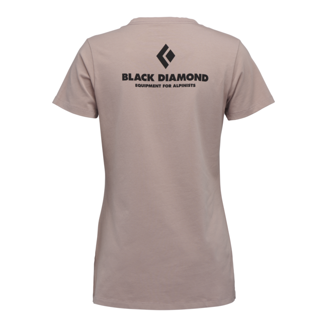 Black Diamond Equipment for Alpinists Μπλουζάκι Γυναικείο με Κοντό Μανίκι, Ανοιχτό Μωβ
