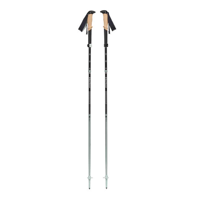 Black Diamond Pursuit Flz Ράβδοι Trekking, Μαύρο-Αφρώδες Πράσινο