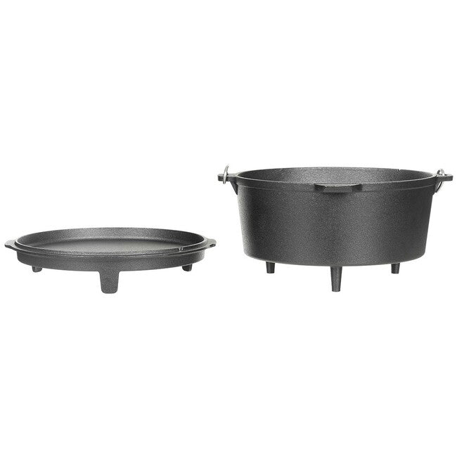 Fox Outdoor Κατσαρόλα Dutch Oven, Χυτοσίδηρος, περίπου 5,7 λ