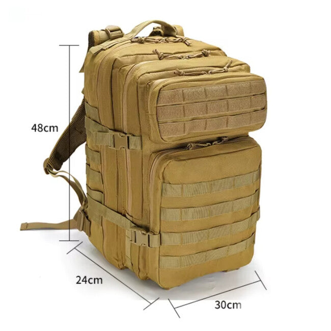 DRAGOWA US Flag MOLLE 3P σακίδιο πλάτης, μαύρο