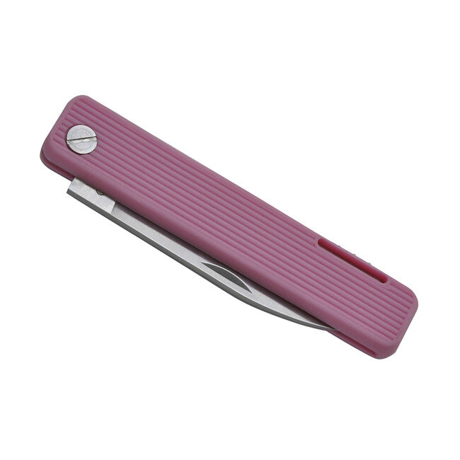 Baladeo ECO354 Papagayo Μαχαίρι Τσέπης 7,5 cm, Λάμα Χάλυβας 420, Λαβή TPE, Ροζ