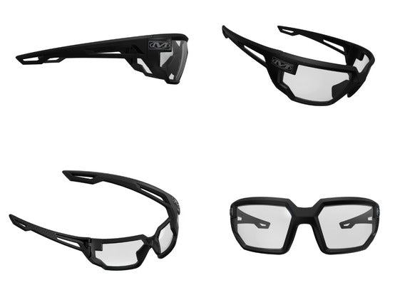 Mechanix Type X Γυαλιά Τακτικά, Black Frame, Clear Lens