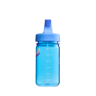 Nalgene Grip-n-Gulp Sustain Παιδικό Μπουκάλι Νερού 0,35 l με Κάλυμμα, μπλε, μουσικός ιπποπόταμος