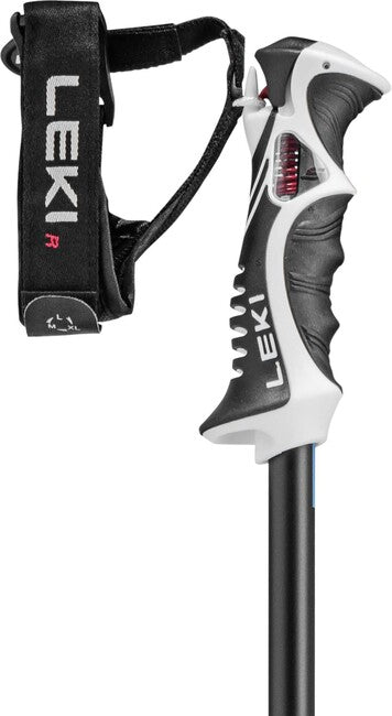 LEKI Bold Lite S Μπατόν Σκι, σκούρο ανθρακί/μαύρο-γαλάζιο