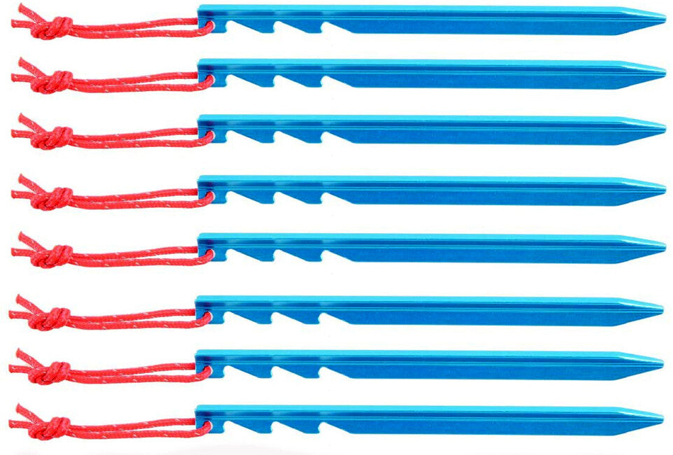 BasicNature Y-Stake Πάσσαλοι Σκηνής 18 cm, μπλε, 8 τεμ.