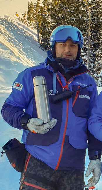 BasicNature Θερμός Κενού Αέρα από Ανοξείδωτο Χάλυβα, 1,0 l
