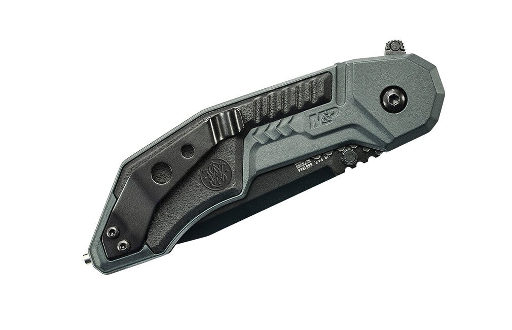 S&W M&P M.A.G.I.C. Μαχαίρι Τσέπης 7,6cm, Γκρι Αλουμίνιο Καουτσούκ