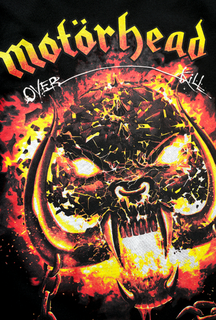 Brandit Motörhead Μπλουζάκι Overkill, Μαύρο
