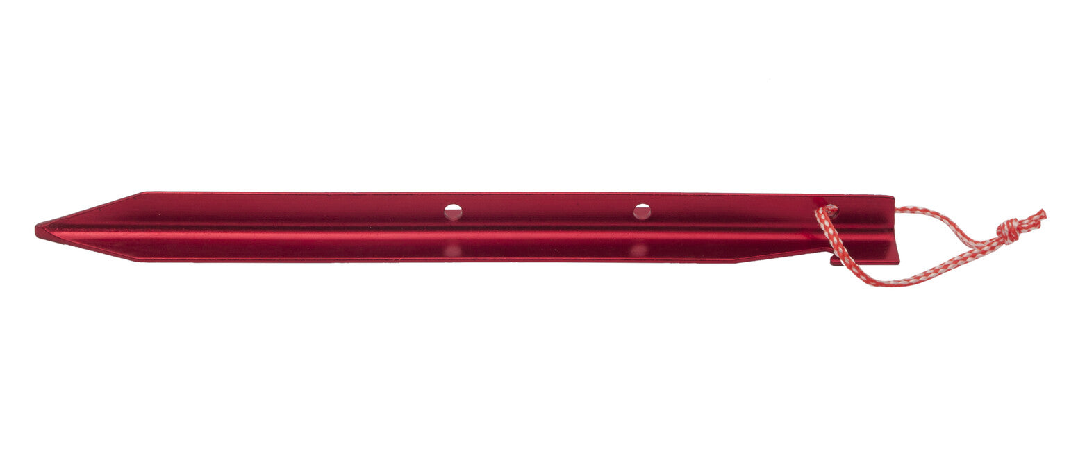 BasicNature Καρφί Σκηνής T-Stake, Κόκκινο, 25 cm, 4 τεμάχια