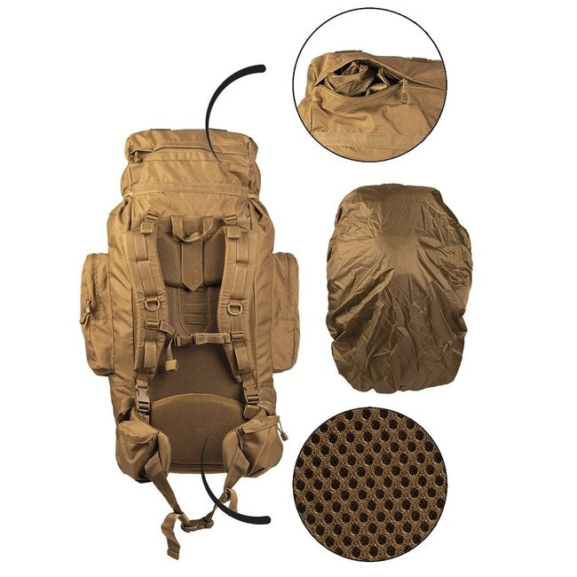 Mil-Tec RECOM Σακίδιο Πλάτης 88 ltr PES, Coyote