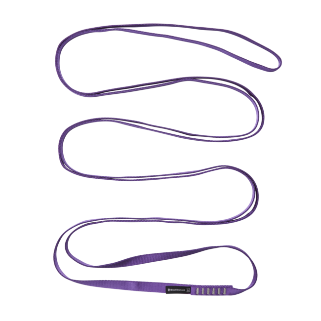 Black Diamond Βρόχος Runner από νάιλον 18 mm, μωβ, 240 cm