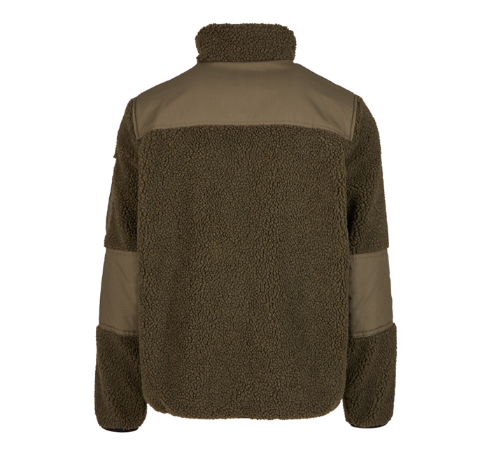 Brandit Ramble Μπουφάν Fleece ανδρικό Teddyfleece, λαδί