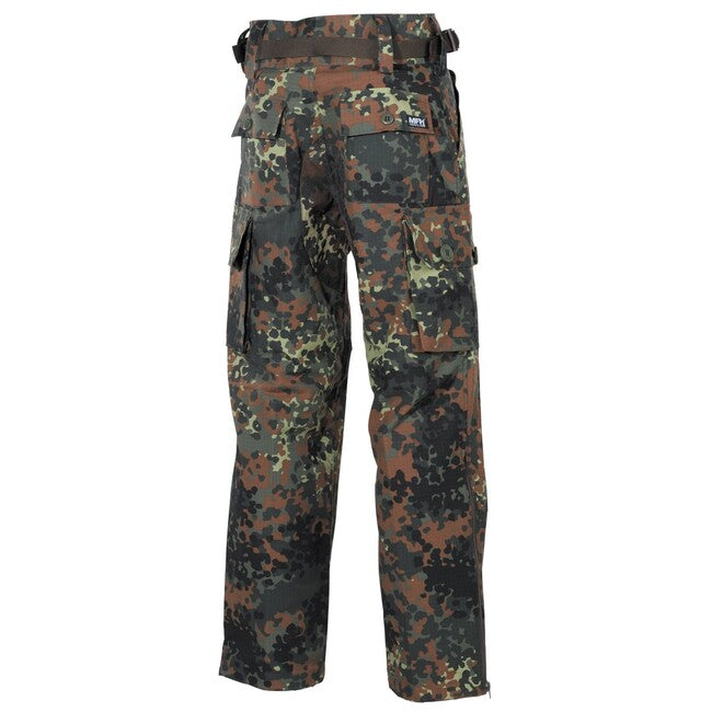 MFH Professional Commando Smock Rip-Stop Pants, BW Camo