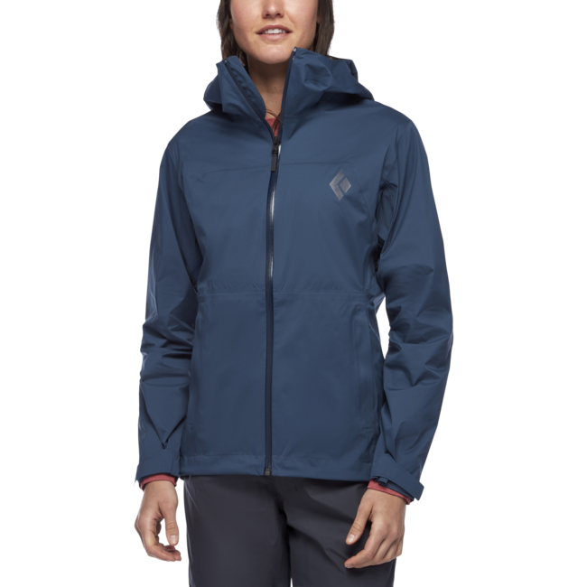 Black Diamond Stormline Stretch Rain Shell αδιάβροχο μπουφάν γυναικείο, ink blue