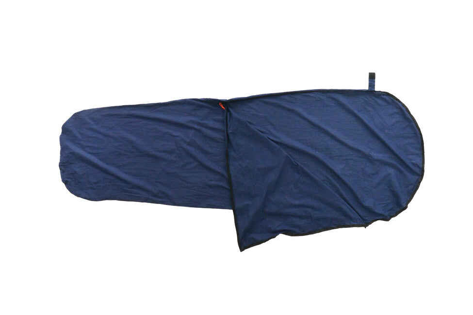 Origin Outdoors Βαμβακερή Εσωτερική Επένδυση Υπνόσακου Σχήματος Μούμιας, Μπλε Βασιλικό