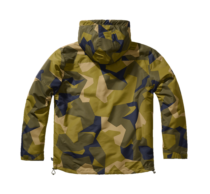 Brandit Frontzip Windbreaker Μπουφάν, Swedish Camo