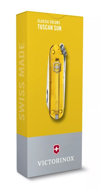 Victorinox Classic SD Μαχαίρι Τσέπης Διάφανο, Κίτρινο