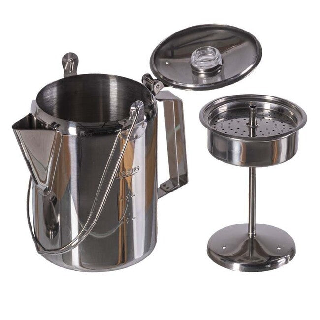 Mil-Tec Κατσαρόλα Percolator, Ανοξείδωτη, 1,3 L