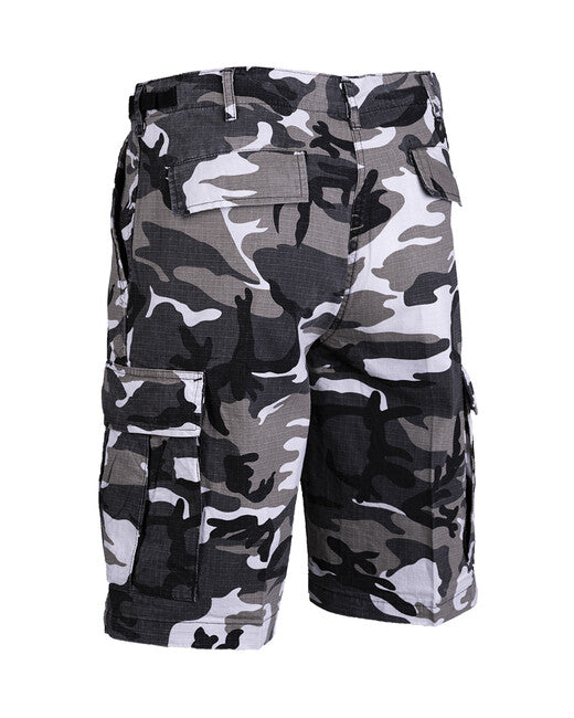 Mil-Tec BDU Shorts Rip-Stop Urban Prewashed