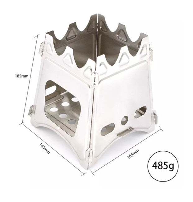 Origin Outdoors Stack Φορητό Καμπίνγκ Μαγειρείο από Ανοξείδωτο Χάλυβα