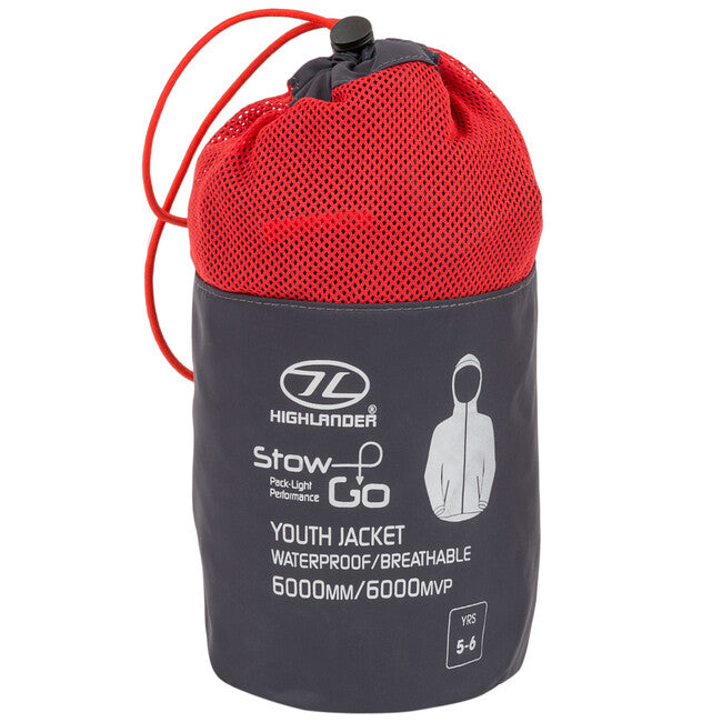 Highlander Stow and Go Kids Αδιάβροχο Παιδικό, charcoal