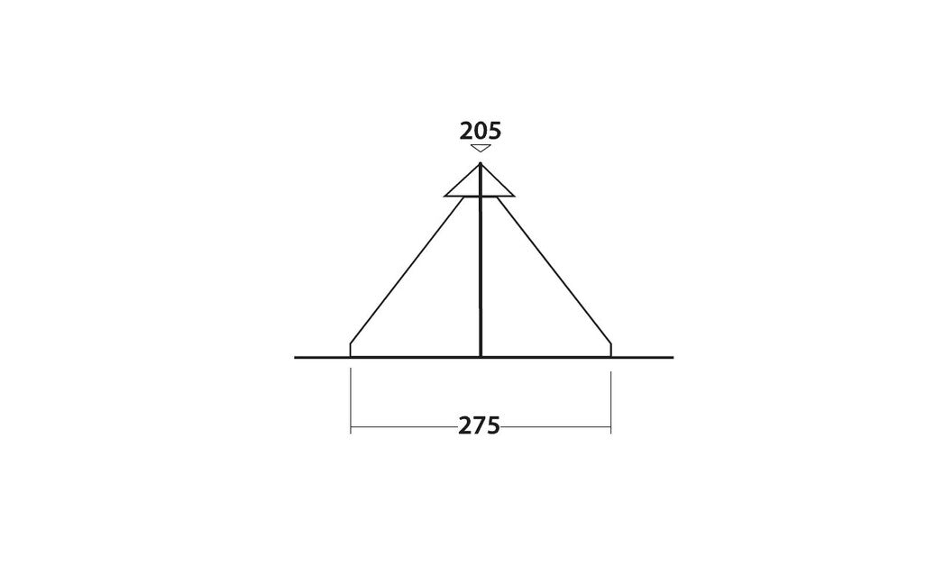 Easy Camp Σκηνή Bolide 400 Tipi-Tent 4 ατόμων, πράσινο